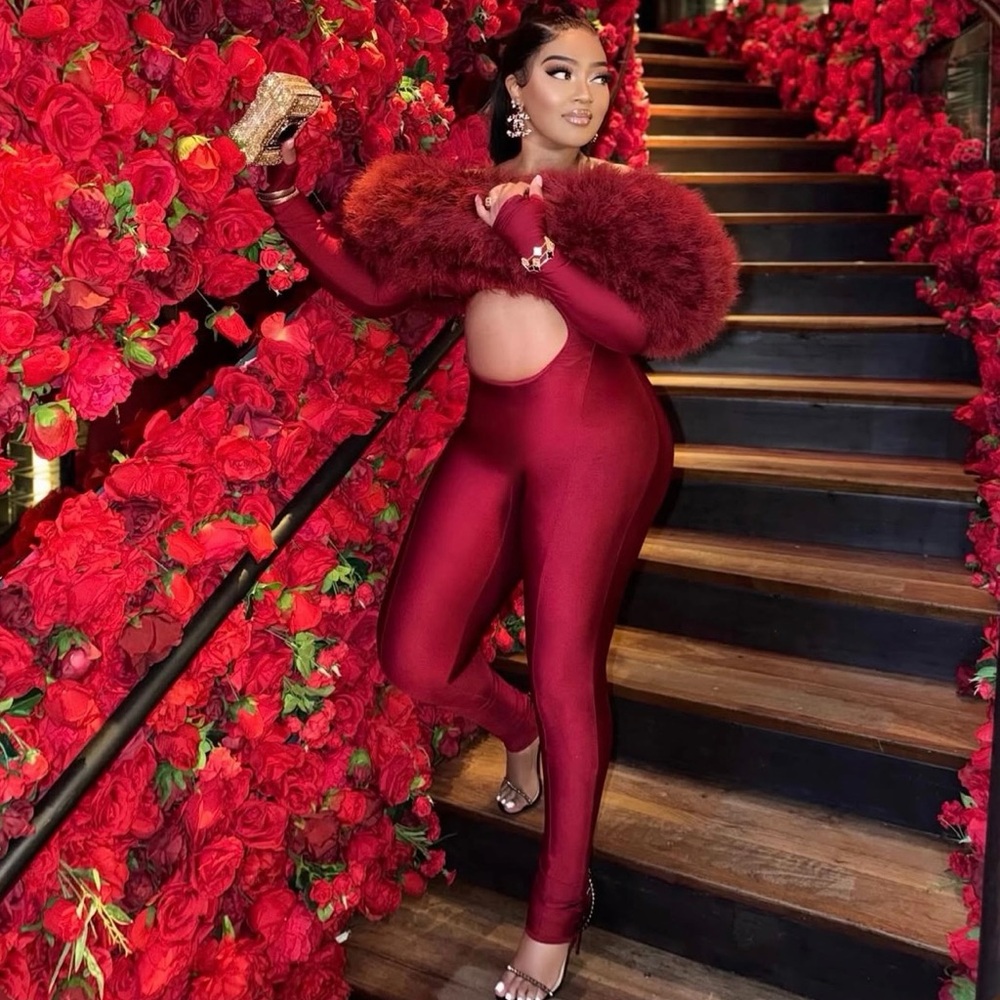 Bois Camp Fur Jumpsuit